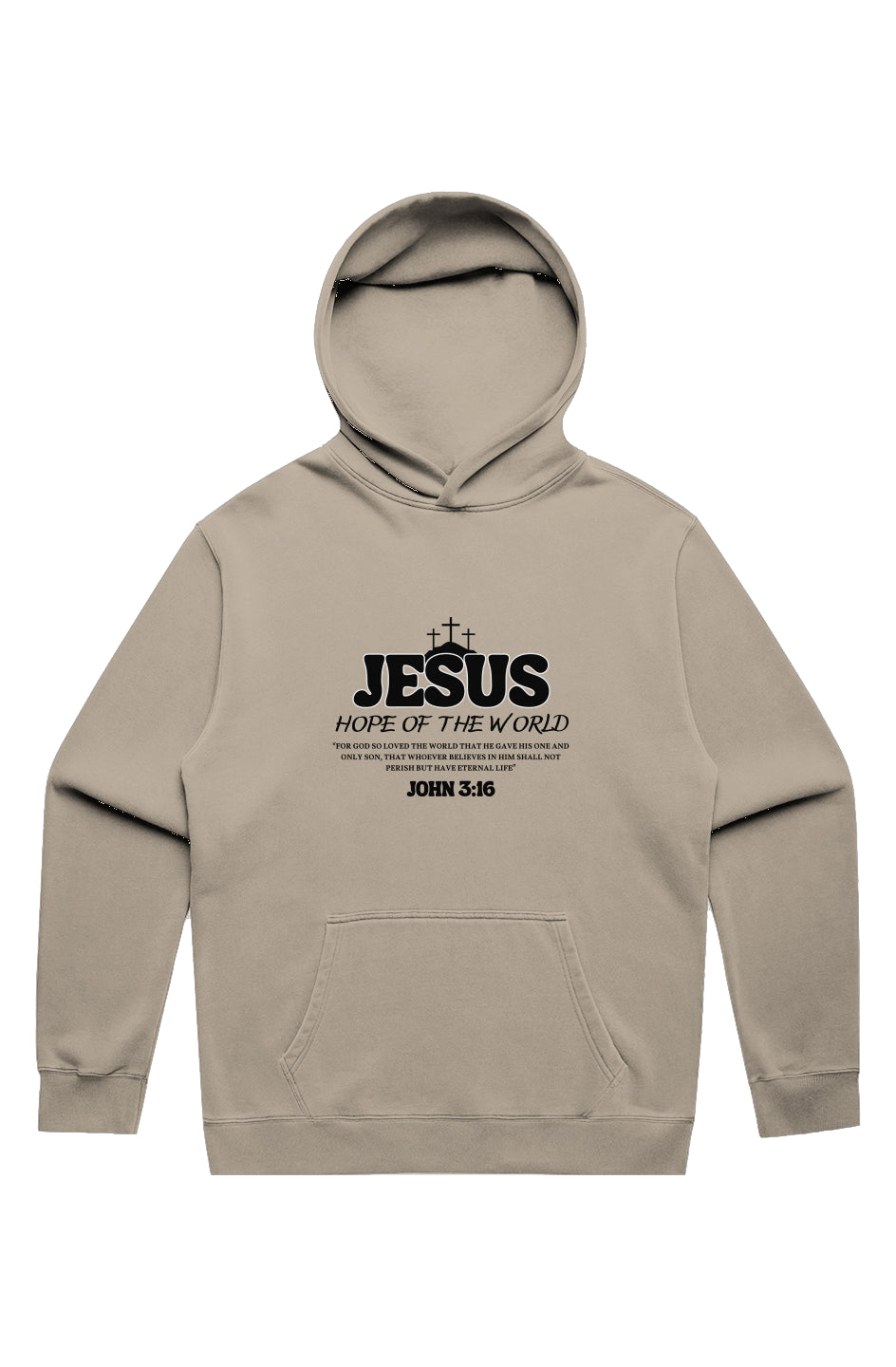 Hope of the World Relaxed Faded Hoodie