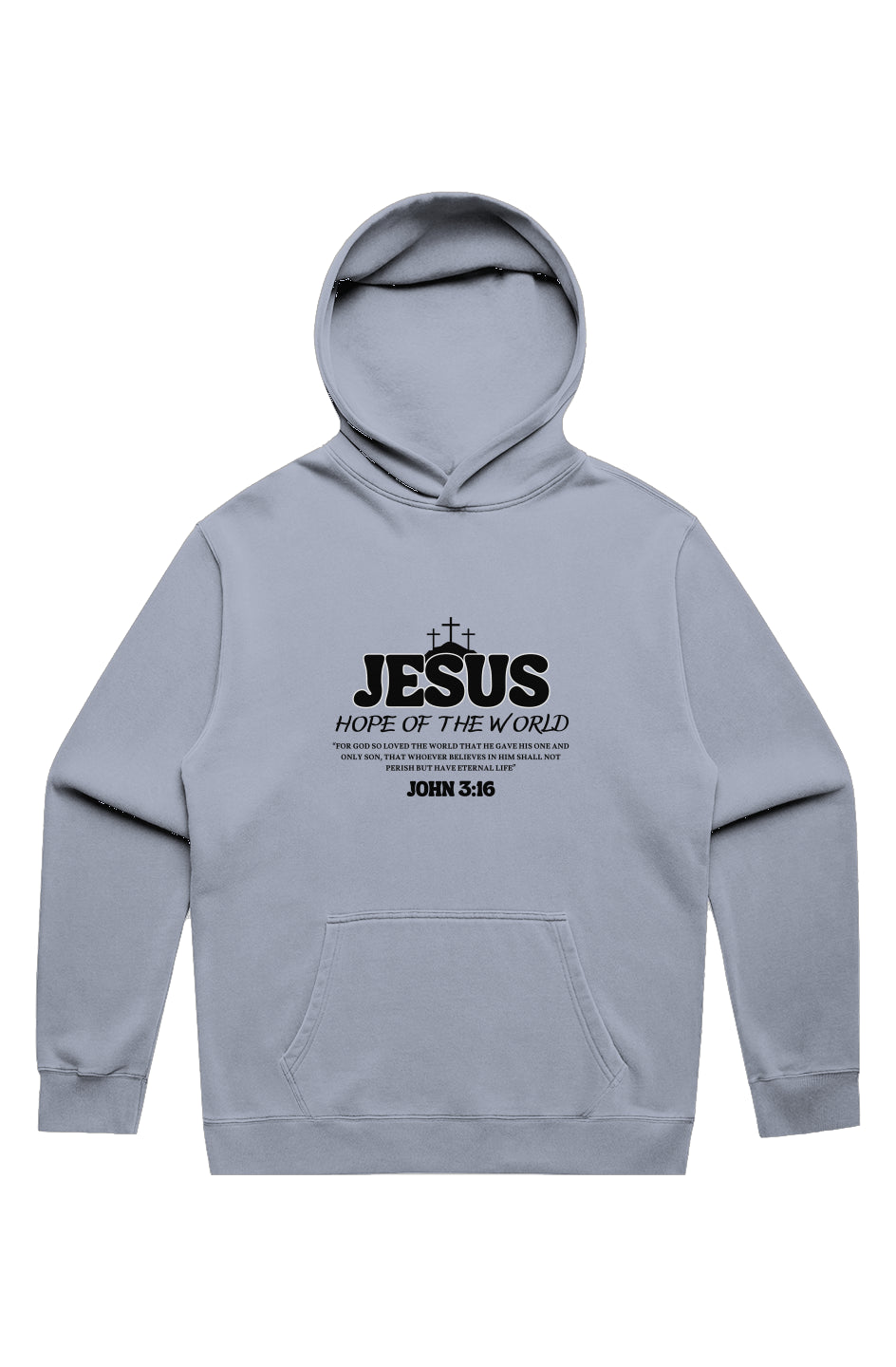 Hope of the World Relaxed Faded Hoodie
